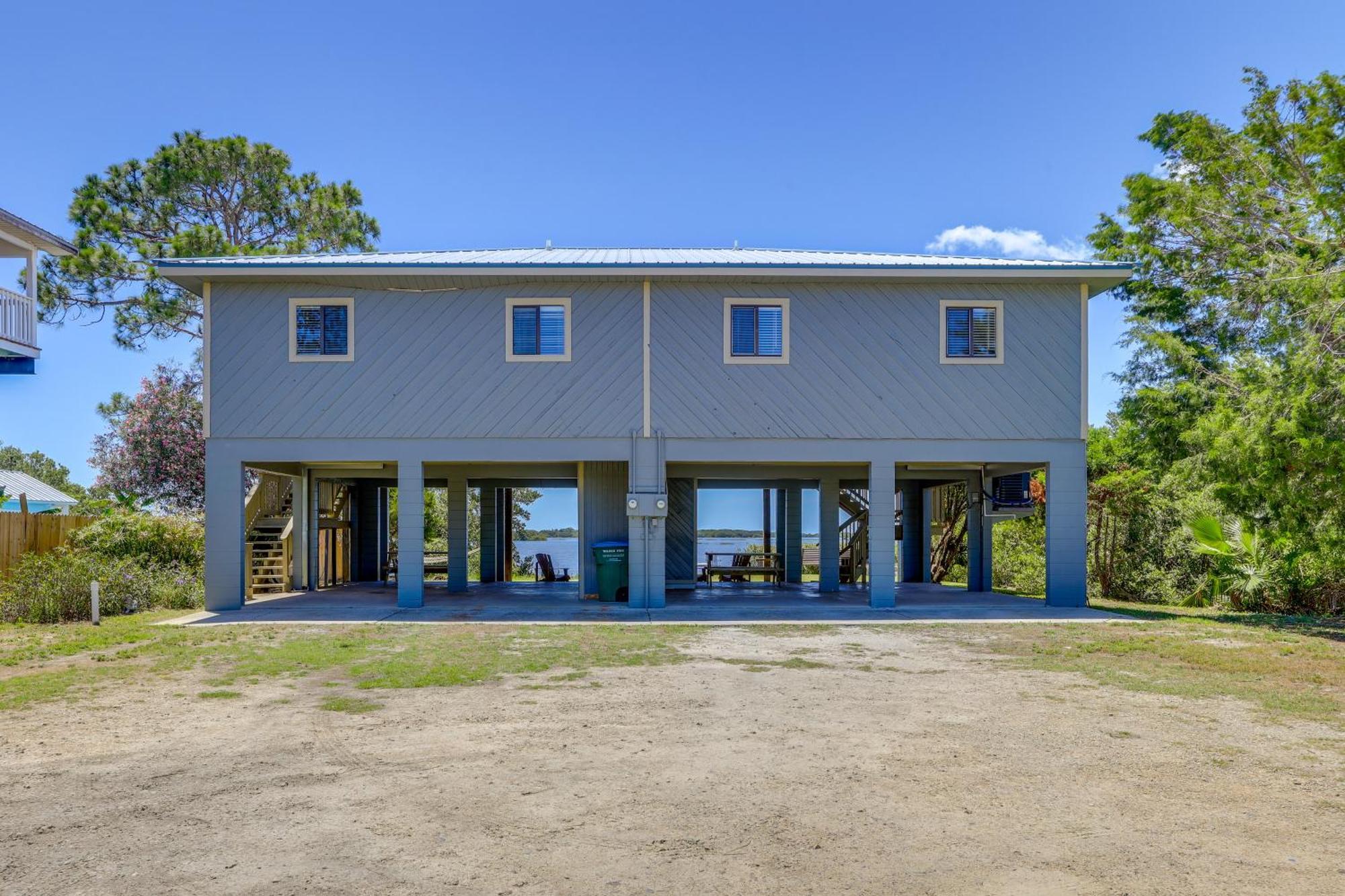 Waterfront Cedar Key Duplex Home Grill And Dock! Exterior foto