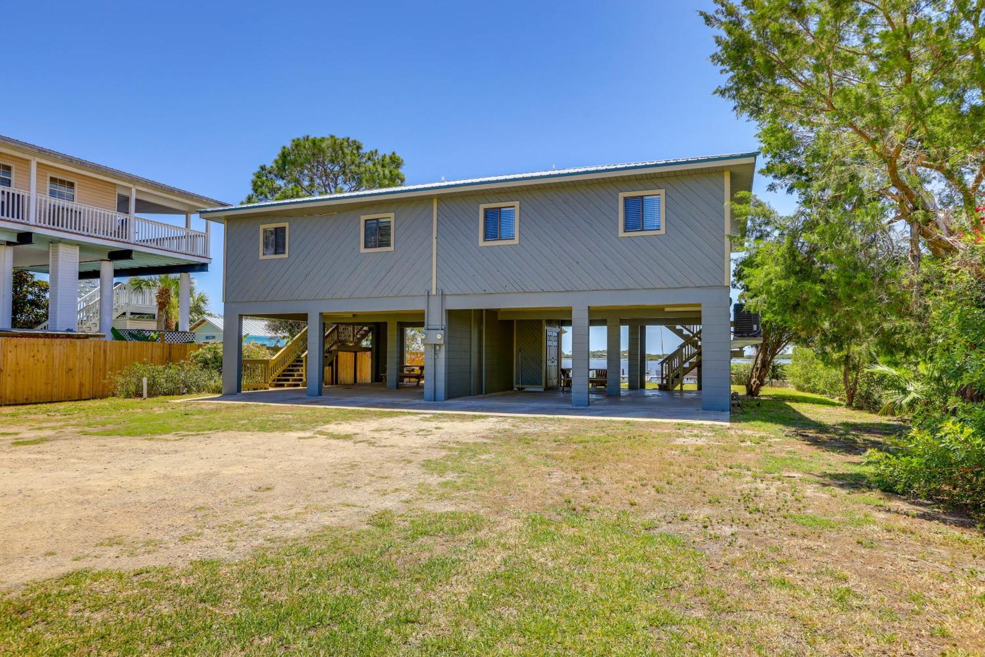 Waterfront Cedar Key Duplex Home Grill And Dock! Exterior foto