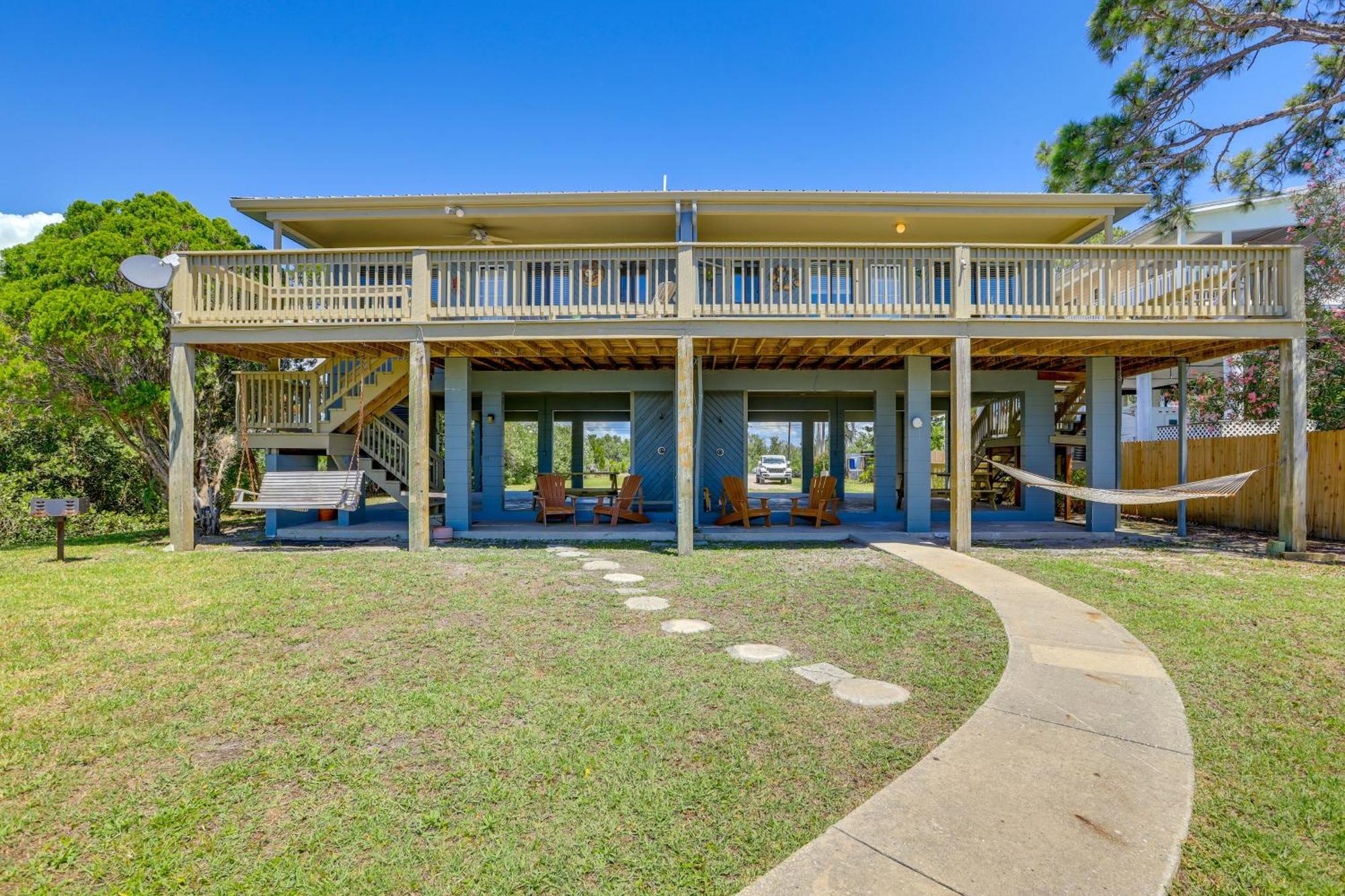 Waterfront Cedar Key Duplex Home Grill And Dock! Exterior foto